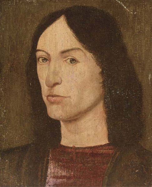 Portrait of a young man, bust-length