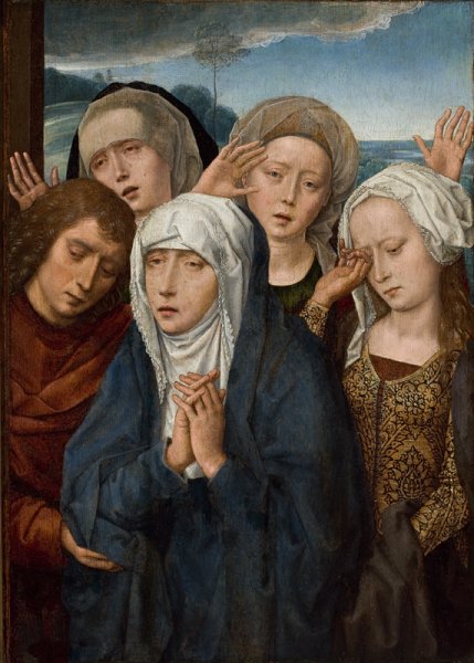 The Mourning Virgin with St. John and the Pious Women from Galilee