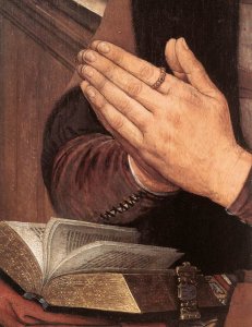 Diptych of Maarten Nieuwenhove (detail-2) 1487