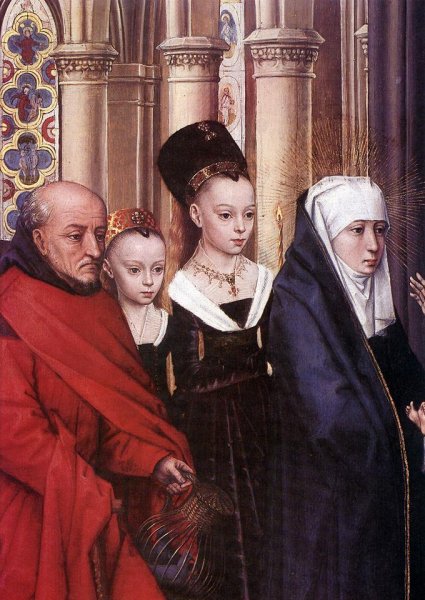 The Presentation in the Temple (detail) 1463