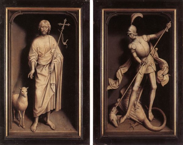 Triptych of the Family Moreel (closed) 1484