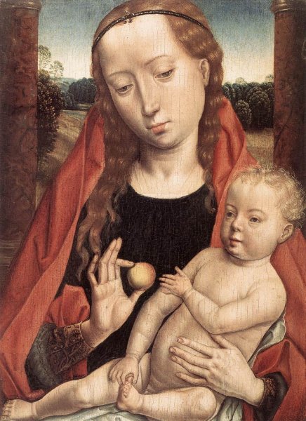 Virgin with the Child Reaching for his Toe 1490s