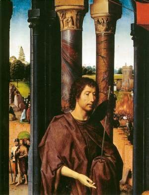 Hans Memling - St John Altarpiece (detail) 2